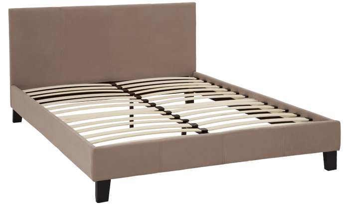 Small Double Bedstead in Latte Colour