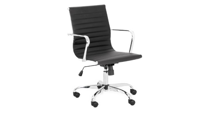 Black & Chrome Office Chair