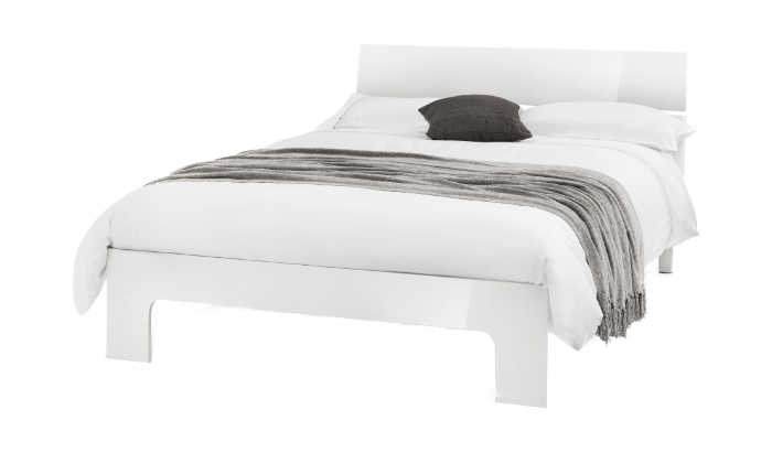 Bed 135Cm - White