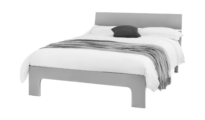 Bed 150Cm - Grey