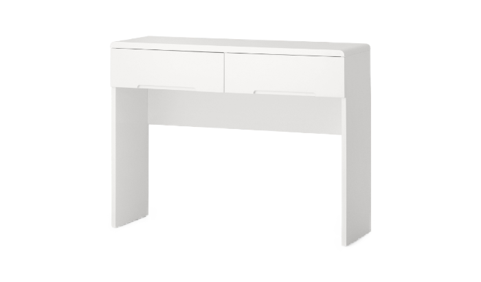 Dressing Table With 2 Drawers - White