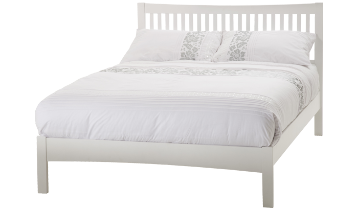 Double Bedstead in Opal White