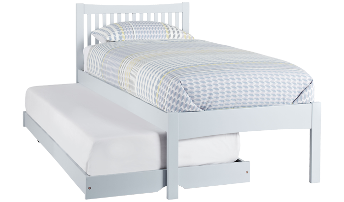 Single Guest Bed in Grey