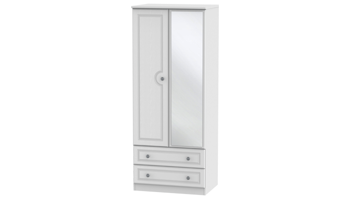 2ft 6in 2 Drawer Robe mirror