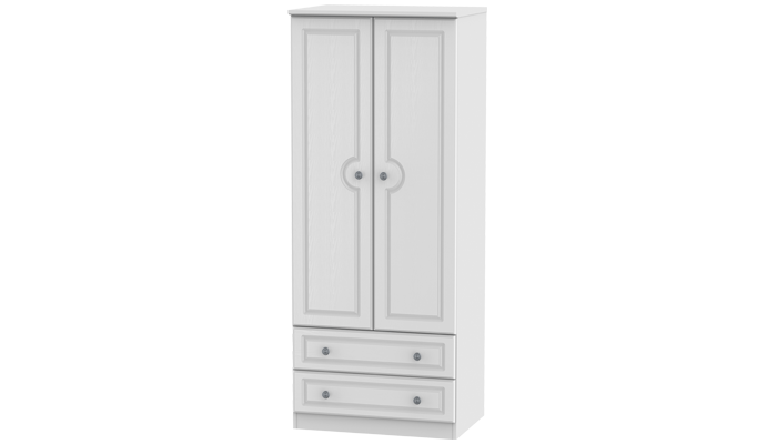 Tall 2ft 6in 2 Drawer Robe