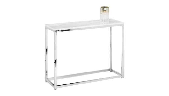 White Marble Console Table